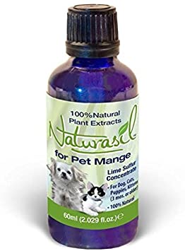 Naturasil Pet Mange Treatment for Sarcoptic and Demodectic Mange, 60 ml
