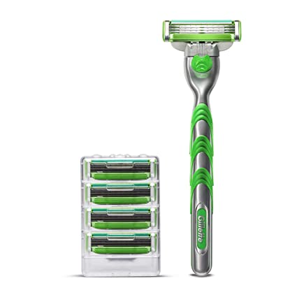 Gillette Mach3 Sensitive Men's Razor Handle   5 Blade Refills