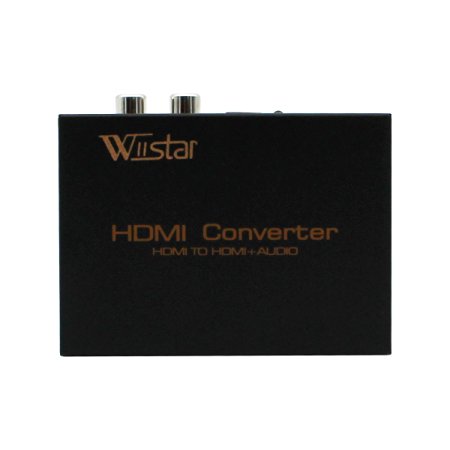 Hdmi to Hdmi and Optical Spdif   RCA L / R Audio Converter Hdmi Audio Extractor Splitter De-embedder (Hdmi In, Hdmi   Digital / Analog Audio Out)