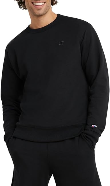 Champion Men's Crewneck, Powerblend Fleece Sweatshirt, Crewneck Sweatshirts (Reg. Or Big & Tall)