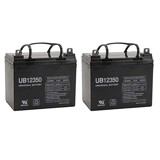 12V 35AH Battery For Victory 10 (4 Wheel) Scooter SC710 - 2 Pack