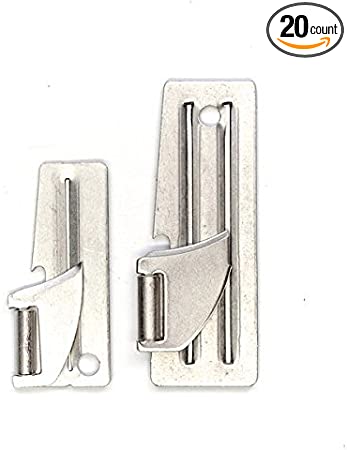 U.S. MADE P-51 & P-38 Can Opener 20 Pack- 10 of Each USGI Military Issue