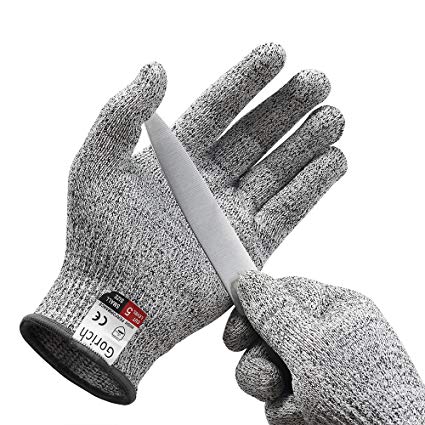 Gorich Cut Resistant Gloves - High Performance Level 5 Protection，Food Grade，Safety Kitchten Gloves for Cutting，Oyster Shucking，Fish Fillet Processing, Yard Work Doing,1 pair (Extra Large)
