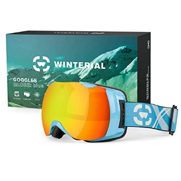 Winterial Globe Ski  Snowboard Goggles All Mountain  UV Protection