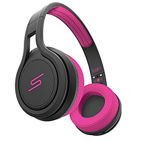 SMS Audio SMS-ONWD-SPRT-PNK STREET by 50 On-Ear Wired Sport Headphones - Pink