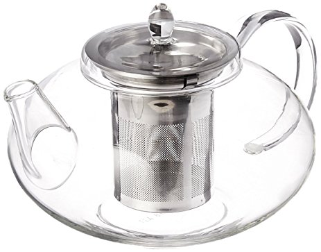 Glass Teapot Harmony, 42oz/1242ml No Drip Lead Free Special glass by Tea Beyond
