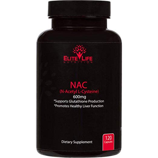 Pure NAC (N-Acetyl-L-Cysteine) 600mg - Best N-Acetyl Cysteine Supplement for Liver Support and Detox - USA Made L-Cysteine - Our Acetyl L Cysteine Supports Vital Glutathione Production - 120 Capsules