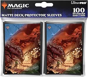 Ultra Pro - Magic The Gathering: Bloomburrow 100ct Deck Protector® MTG Sleeves Featuring Season Lands: Forest Summer, Protect and Store MTG Cards, Standard Size Card Sleeves