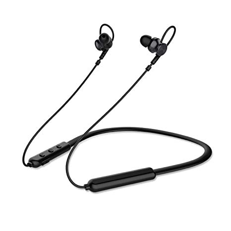 Bluetooth Headphones 5.0 Wireless Headphones IPX5 Waterproof 12 Hours Playtime Noise Cancelling 3D Stereo Deep Bass in-Ear Headset with Built-in Microphone Volume Control