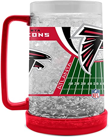 Duck House NFL Crystal Freezer Mug | Double-Wall Insulation for Cold Drinks | Refreezable | BPA-Free | 16oz
