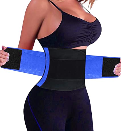 YIANNA Women Waist Trainer Belt - Slimming Sauna Waist Trimmer Belly Band Sweat Sports Girdle Belt