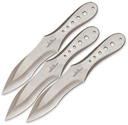 United Cutlery GH5030 Gil Hibben GenX Pro Triple Throwing Knife Set with Sheath, Small