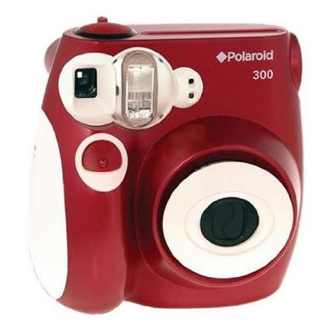 Polaroid PIC-300 Instant Film Camera Red