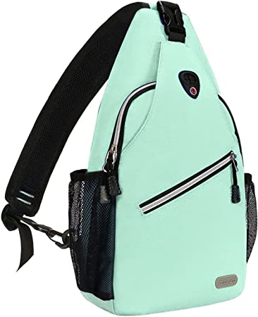 MOSISO Mini Sling Backpack,Small Hiking Daypack Travel Outdoor Casual Sports Bag