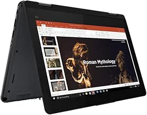 Lenovo Yoga 11e 2-in-1 Convertible Laptop 11.6in Touchscreen Display Intel M3 Processor up to 3.4Ghz 8GB RAM 256GB SSD Web Cam Windows 11 (Renewed)