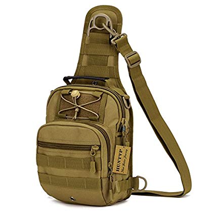 Huntvp Tactical Military Sling Chest Daypack Backpack For Hunting, Camping and Trekking