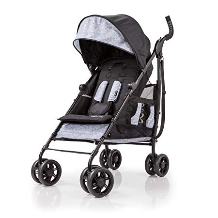 Summer Infant 3DTote Convenience Stroller, Black/Grey