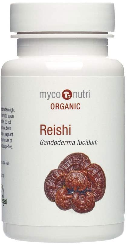 Myconutri Organic Reishi Mushroom Capsules 60 Veg caps
