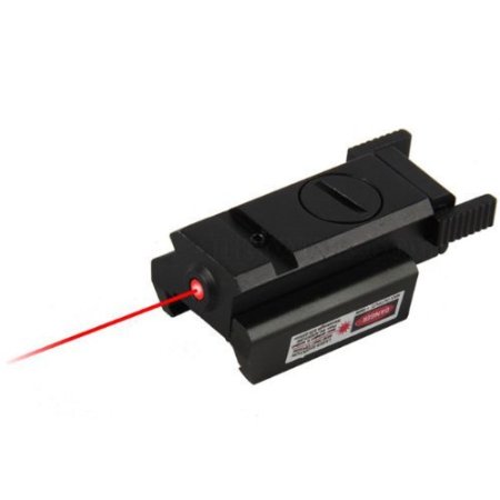 Tactical Compact Red Dot Laser Sight for Glocks, Springfield XD XDM, Taurus, FNP FN FNH, Sig, S&W M&P, and all other makes of pistols with a front weaver or picatinny rail with 1.75" of mounting clearance