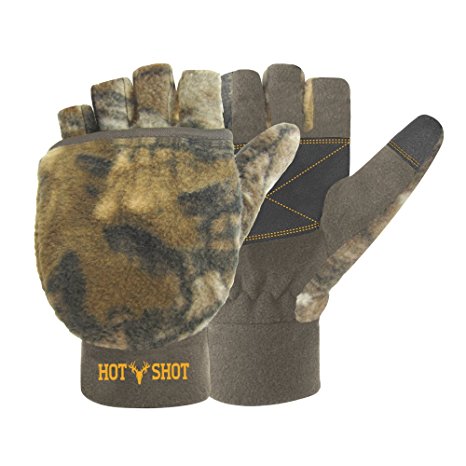 Hot Shot Men's "Bulls-Eye" Pop-Top Mitten