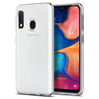 Spigen Liquid Crystal Designed for Samsung Galaxy A20e Case (2019) - Crystal Clear