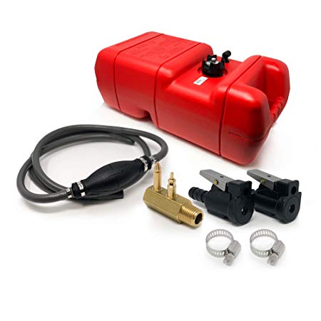 Five Oceans 6 Gallon Portable Fuel Tank Kit Universal, OMC, Johnson, Evinrude, Yamaha and Mercury