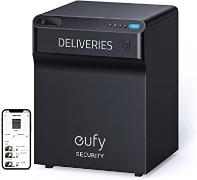 eufy Security, SmartDrop, Smart Delivery Box, App Notifications for Deliveries, Remote Control, 24/7 Package Protection, Works with All Couriers