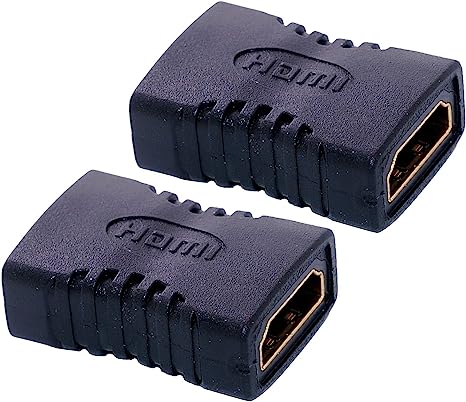 2pcs JacobsParts HDMI Female to Female Coupler Extender Adapter Connector F/F HDTV HDCP 1080P