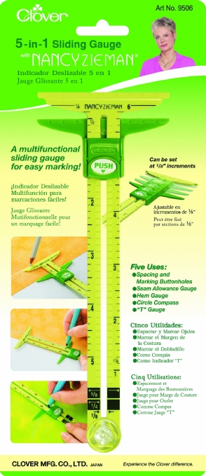 Clover 5 In 1 Sliding Gauge with Nancy Zieman