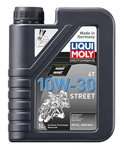 Liqui Moly 10W30 4T Street Synthetic Technology Engine Oil (1 Litre) (LM029) for Bike