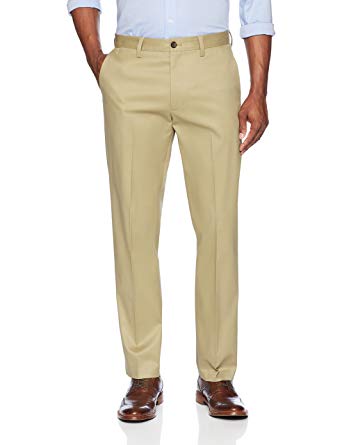 Amazon Brand - BUTTONED DOWN Men's Straight Fit Dress Chino Pant, Supima Cotton Non-Iron