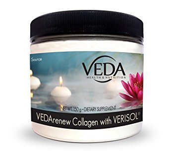 VEDArenew Collagen with VERISOL® Bioactive Collagen Peptides, 100% Pure, 150 g