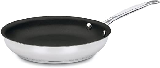 Cuisinart 722-24NS Chef's Classic Nonstick Stainless 10-Inch Open Skillet