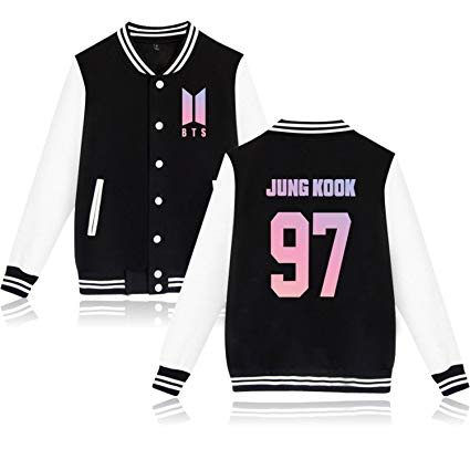 Dolpind BTS Love Yourself Baseball Jacket Bangtan Boys Merchandise Jimin Jungkook Hoodie