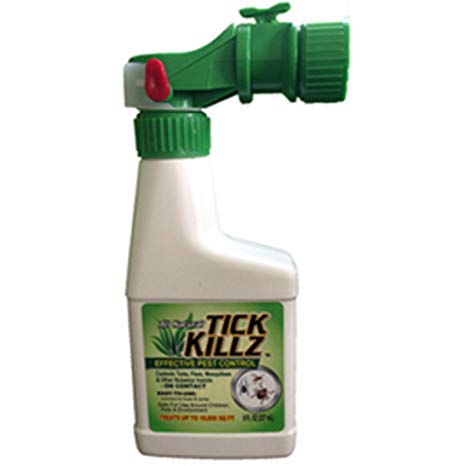 Tick Killz All Natural Insect Killer Repellent (8 Ounce Hose End Sprayer)