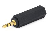 Monoprice 35mm Stereo Plug to 635mm 14 Inch Stereo Jack Adaptor - Gold Plated