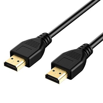 HDMI Cable Rankie High-Speed HDMI HDTV Cable - 6ft Supports Ethernet 3D 4K and Audio Return