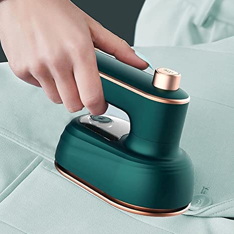 MIS1950s Upgrade Portable Steam Iron, Mini Ironing Machine 180°Rotatable Handheld Steam Iron, Foldable Travel Garment Iron Steamer for Clothes, Micro Steam Iron for Home Travel Business