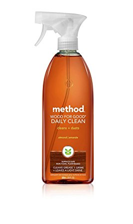 Method Daily Wood Spray 28oz, Almond 2 Pack