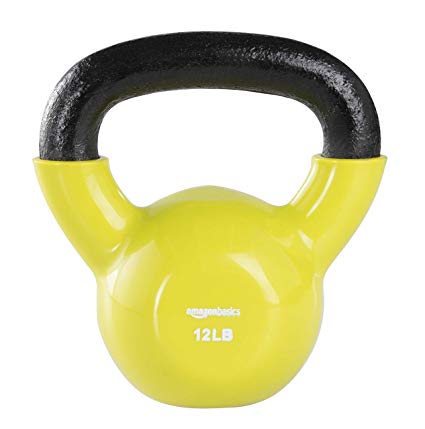 AmazonBasics Vinyl Kettlebell