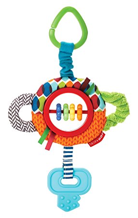 Skip Hop Rattle and Play Tug-and-Clatter Key Stroller Toy, Multi