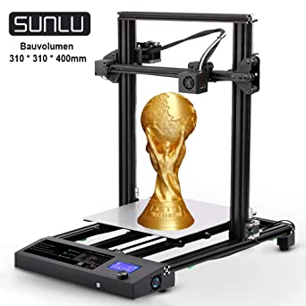 SUNLU 3D Printer DIY Kit, Large Size FDM 3D Printer 11.8"x 11.8" x 15.7" with Dual Z Axis Printing, Filament Run Out Detection, and Resume Printing