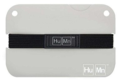 HUMN Mini - Minimalist RFID Wallet - Slim RFID Blocking Aircraft Grade Aluminum Core