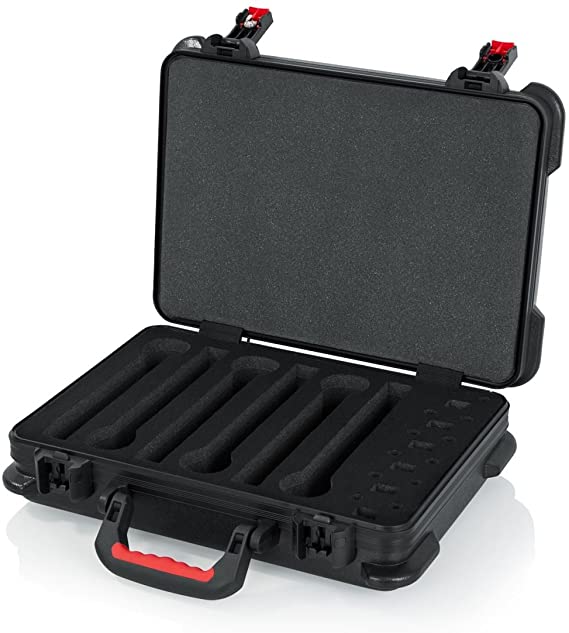 Gator Cases GTSA-MICW6 Wireless Microphone Case for 6 Wireless Microphones
