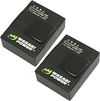 Wasabi Power Battery for GoPro HERO3, HERO3  (1280mAh, 2-Pack)