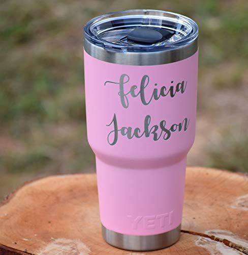 NEW PINK YETI LIMITED ADDITION - Personalized Yeti Tumbler - Engraved Yeti Rambler - 20 oz Yeti - 30 oz Yeti - Personalized Yeti - Yeti Gift - Laser Engraved Yeti - Yeti Tumbler - Yeti Cup …