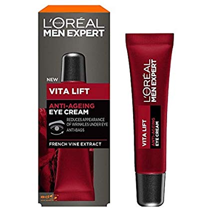 L'Oréal Men's Expert Vita Lift Anti-Ageing Eye Cream, 15 ml