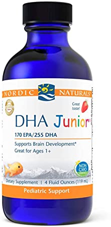 Nordic Naturals, DHA Junior, Great for Ages 3 , Strawberry, 4 fl oz (119 ml)