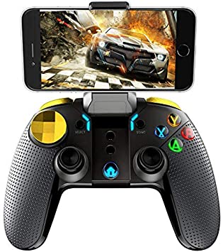 Bigaint Mobile Game Controller, Wireless Gamepad Multimedia Game Controller Compatible with iOS Android Phone Window PC
