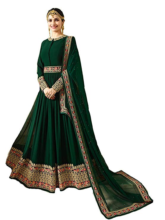 Delisa New Indian/Pakistani Designer Georgette Party Wear Anarkali Suit Maisa 04